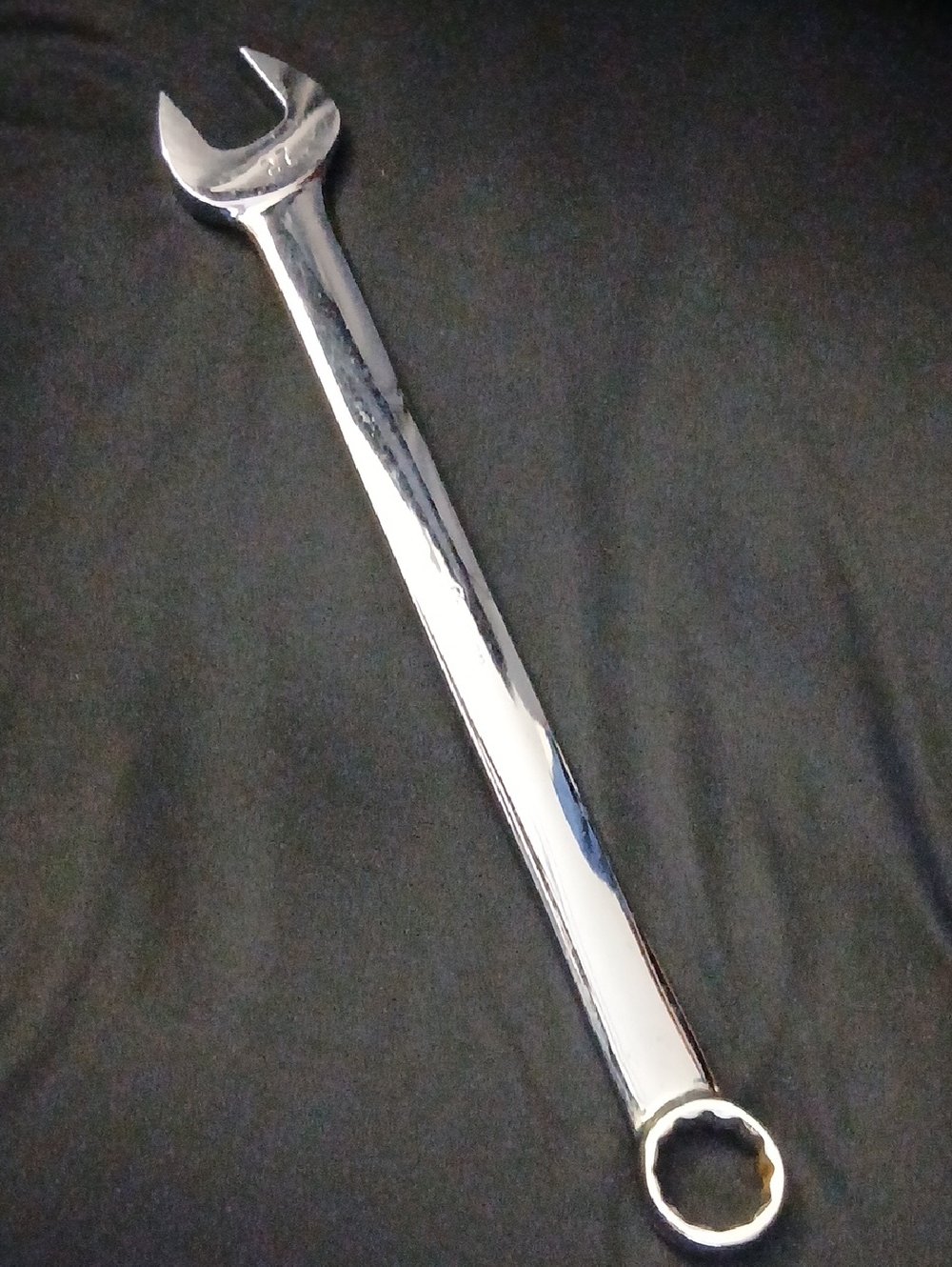 Snap On   27mm..        Polished Chrome Combination Wrench - Silver